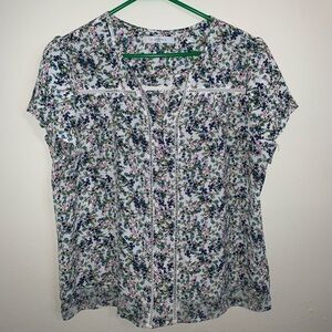 3/$23 Fever Brand Floral Blouse